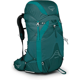 Eja 58L Mochila ultraligera para mujer, Deep Teal, WM/L