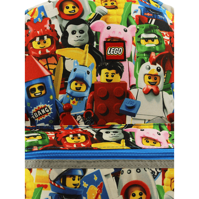 Lego Minifigures Mochila escolar para niño y niña de 16 pulg