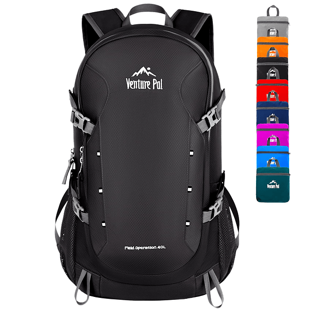 Mochila de viaje para senderismo, ligera, plegable, 40L, col