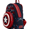 Mochila Capt America 80th Anniversary Sheild Mini Azul-Rojo