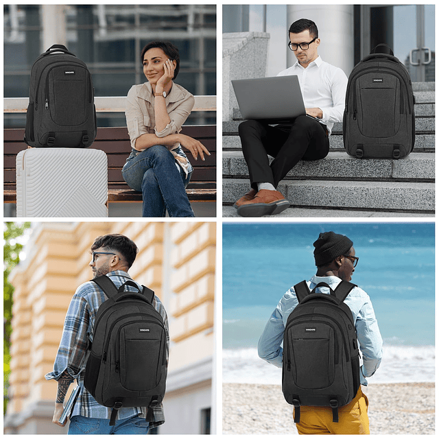 Mochila para hombres y mujeres, mochilas escolares para adol