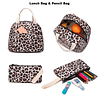 Mochila escolar con diseño de leopardo para niñas y adolesce