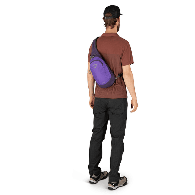 Bolso tipo bandolera Daylite, color morado sueño