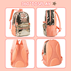 Mochila para niñas, bolso escolar con fiambrera, mochila par