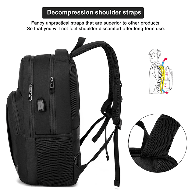 Mochila escolar, mochila para computadora portátil, mochila