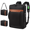 Mochila convertible para computadora portátil, 3 en 1, malet