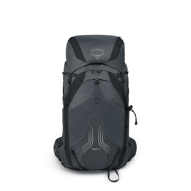 Mochila tipo mochilero ultraligera para hombre Exos 48L, gri