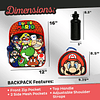 Super Mario Bros. Juego de mochila para niños y niñas, mochi