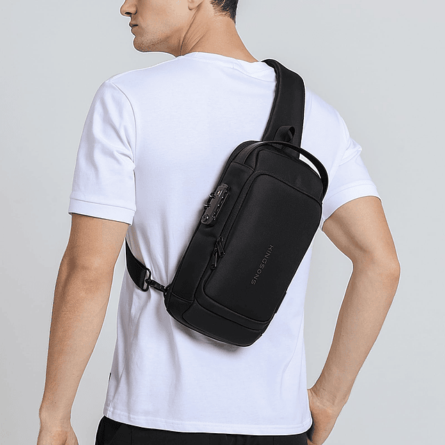 Mini mochila impermeable con cierre TSA: para viajar, hacer