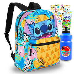 Juego de mochila Disney Stitch para niños: mochila escolar S