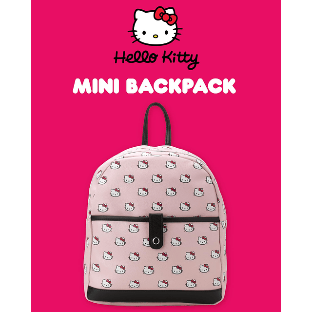 Mini mochila para niñas – Bolsa de piel sintética de Hello K