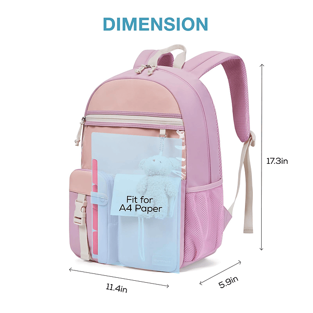 Mochila para niñas para la escuela, mochila para niños Kawai