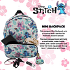 Mini mochila Stitch & Angel con estampado integral y colgant