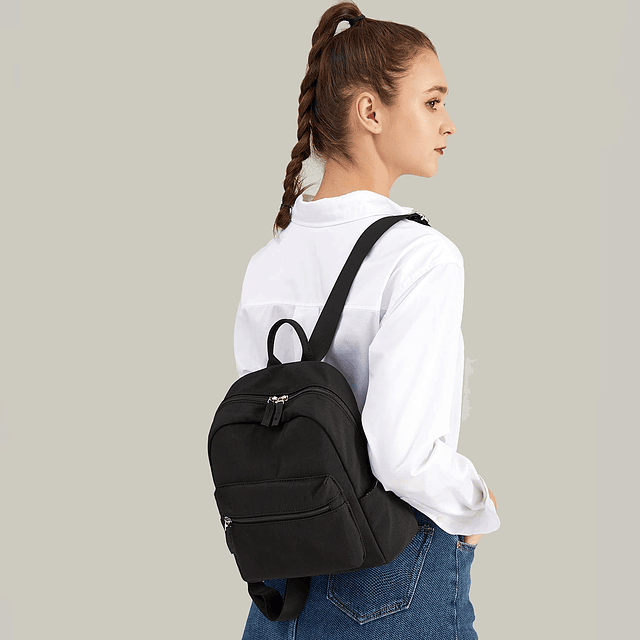 Mini bolso de mochila para mujeres, adolescentes y niñas, pe