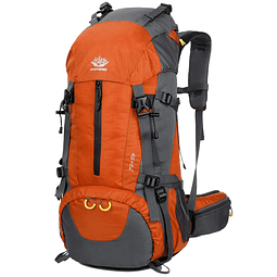 Mochila impermeable para senderismo de 50 L 45+5 - Mochila p