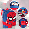 Mochila de superhéroe 3D, mochila de dibujos animados para n