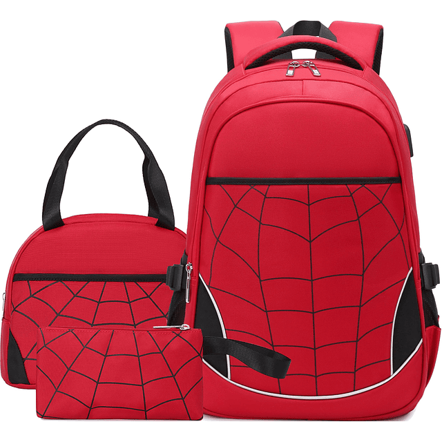 Mochila para niños con lonchera Mochila para niños Mochila e