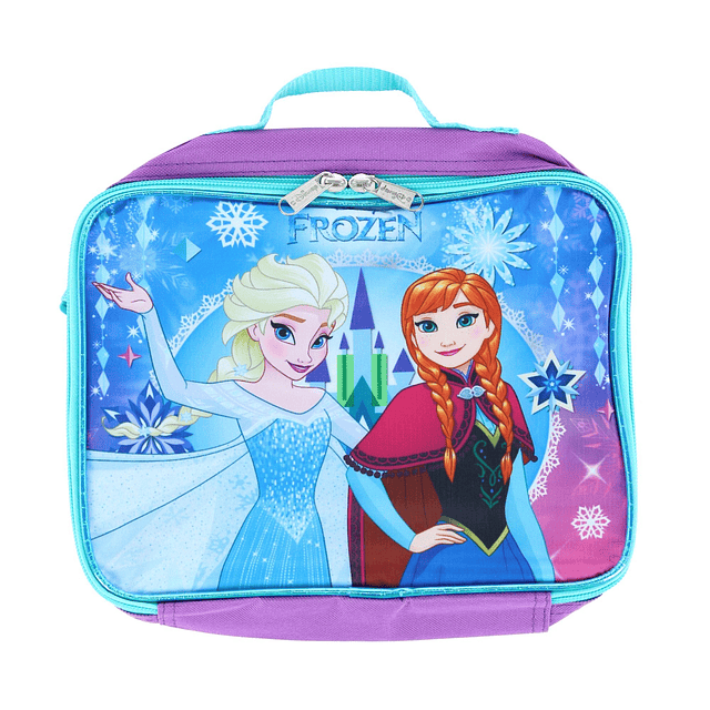 Mochila Frozen Anna, Elsa 16 con lonchera desmontable a jueg