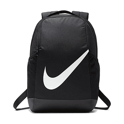 Mochila NIKE Youth Brasilia - Otoño'19, Negro/Negro/Blanco,