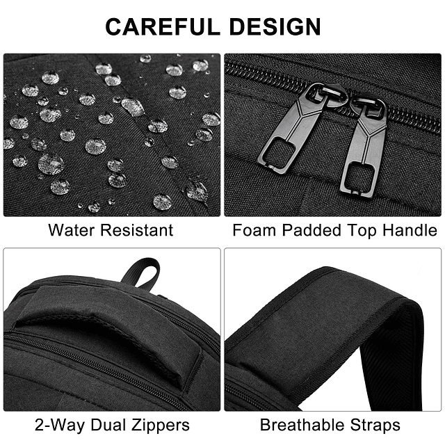 Mochila para computadora portátil para hombres y mujeres, mo