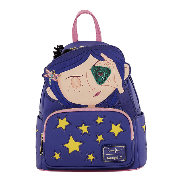 Mochila mini con doble correa Coraline Stars