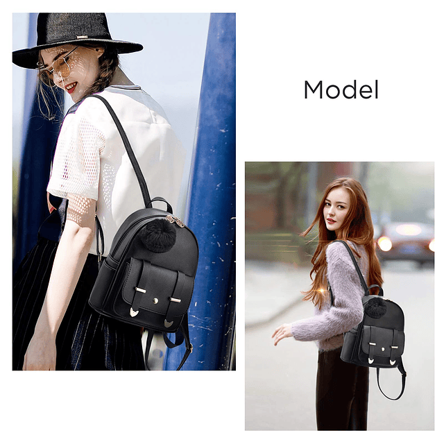 Mochila De Moda para Niñas Mini Mochila Monedero para Mujere