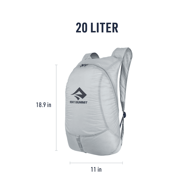 Mochila ultraligera Ultra-Sil de 20 litros, color gris de gr