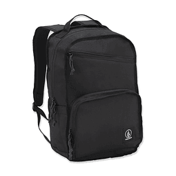 Mochila rígida para hombre, negra, talla única