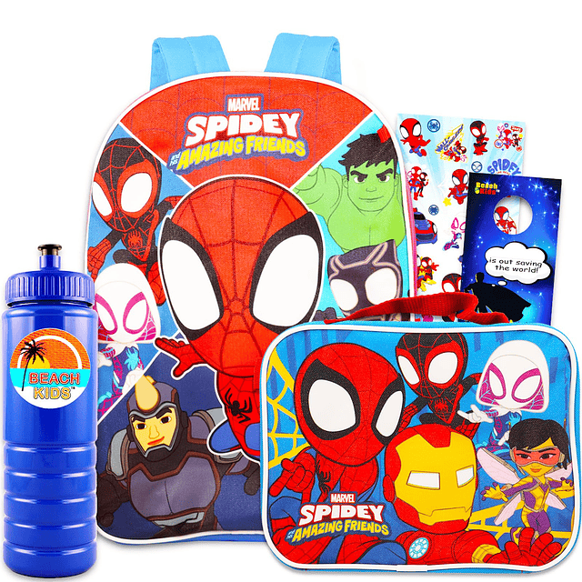 Juego de mochila Spidey and His Amazing Friends – Paquete de