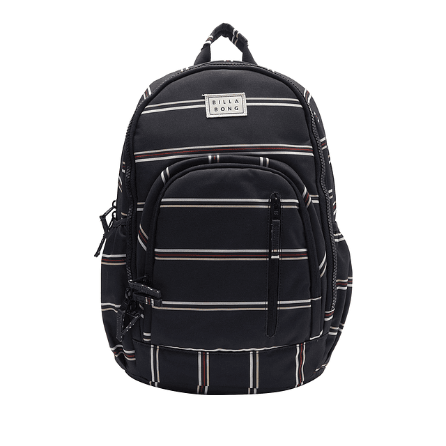 Mochila Roadie para mujer, Black Vanilla Stripe, talla única