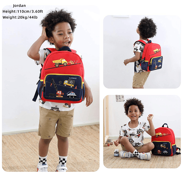 Mochila para niños pequeños con diseño de dinosaurio para ni