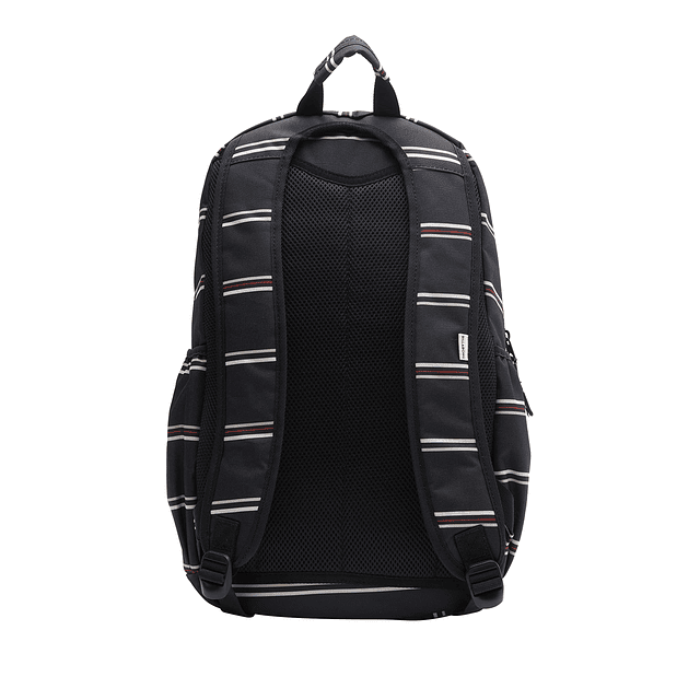 Mochila Roadie para mujer, Black Vanilla Stripe, talla única