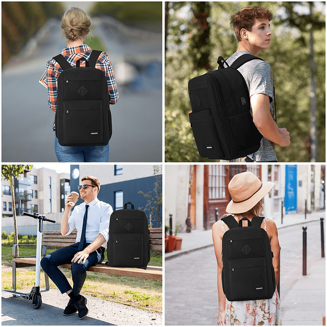 Mochila para hombres y mujeres, mochilas escolares para adol