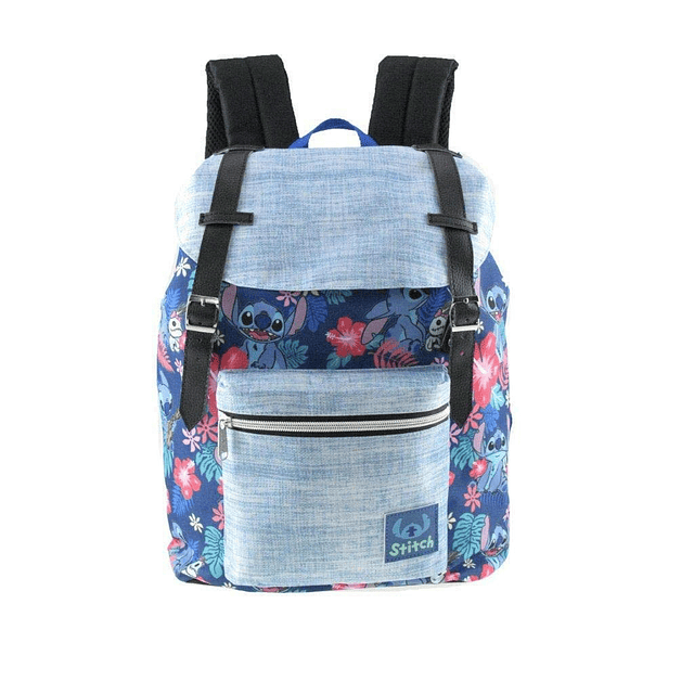 Mochila escolar de 16 con estampado completo de Lilo y Stitc