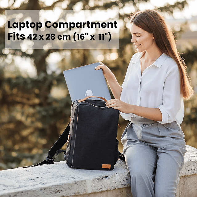 Mochila inteligente Siena con carga USB - Mochila para portá