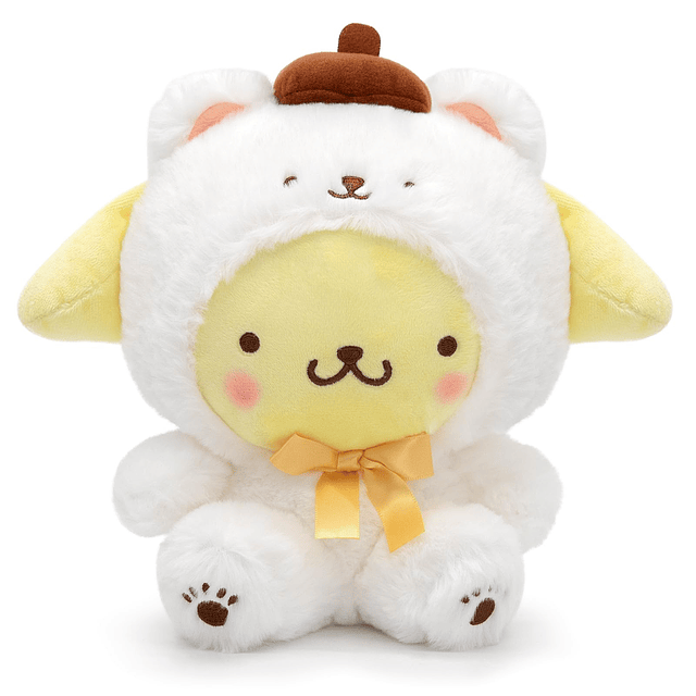 Muñeca de felpa Pompompurin de 8 pulgadas, juguete relleno d