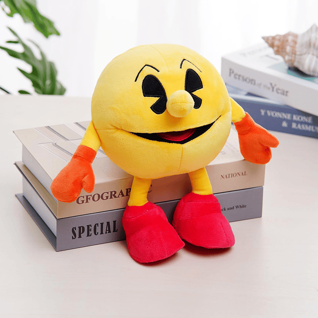 Juguete de peluche Pac Game Man de 9,8 pulgadas, juguetes ge