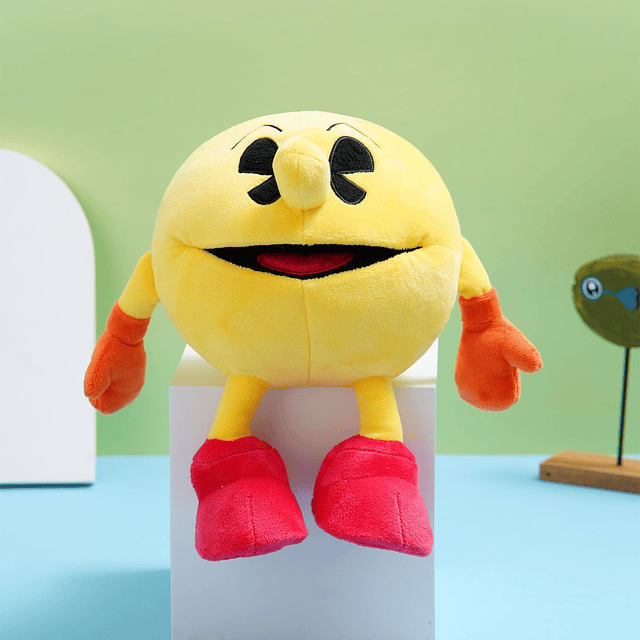 Juguete de peluche Pac Game Man de 9,8 pulgadas, juguetes ge