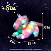 Unicornio de peluche LED que ilumina el unicornio de mamá de