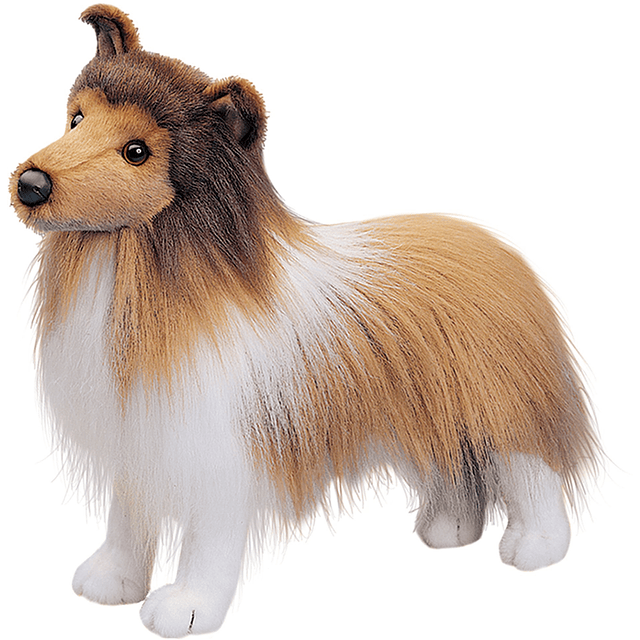 Dixie Sheltie Dog Shetland Sheepdog Peluche de peluche