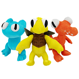 Juego completo de peluches coleccionables (tres peluches de