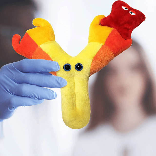 Peluche de anticuerpos GIANTmicrobes: regalo educativo para