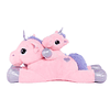 Big Unicorn Almohada de peluche de unicornio suave para niñ