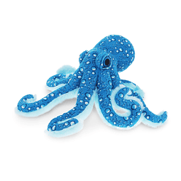 Animal de peluche de pulpo azul – Colección salvaje regalo d