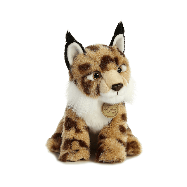 Adorable animal de peluche Miyoni Tots Lynx Detalle realist