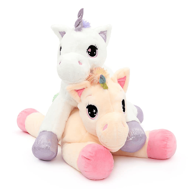 Juguetes de peluche de unicornio gigante de 32 pulgadas, lin