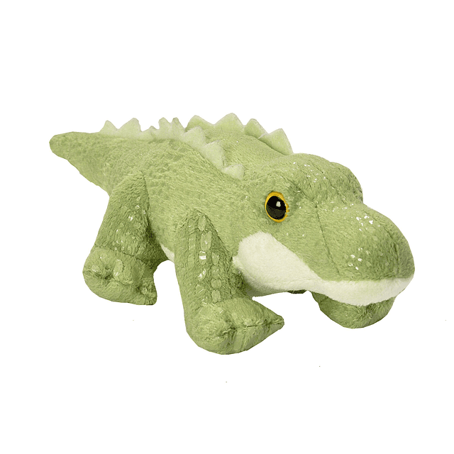 Wild Republic Pocketkins Eco Alligator, animal de peluche, 5