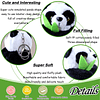 Panda Peluche Llavero Juguete Pequeño Panda Peluche Colgante