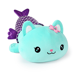 Lindo gatito sirena juguete de peluche animal de peluche gat