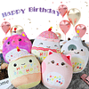 Juguetes de peluche Happy Birthday Adorables animales de pe